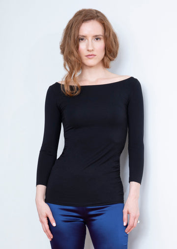 BOAT quarter sleeve top